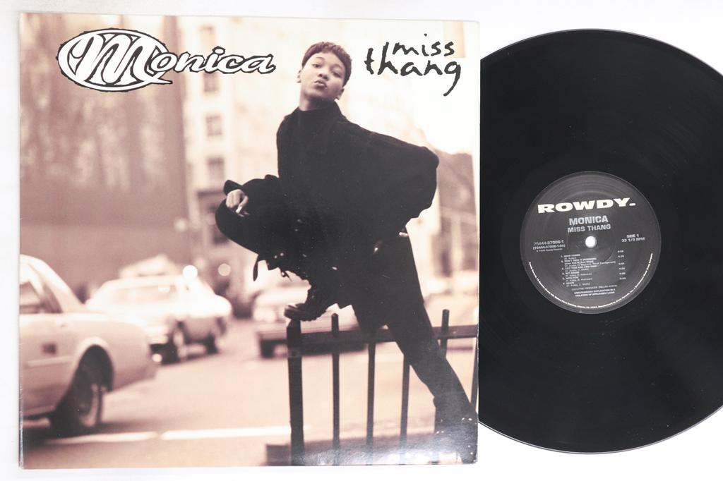 LP Record MONICA - Miss Thang 75444370061 ROWDY 1995 US Rap & Hip-Hop/R&B Used