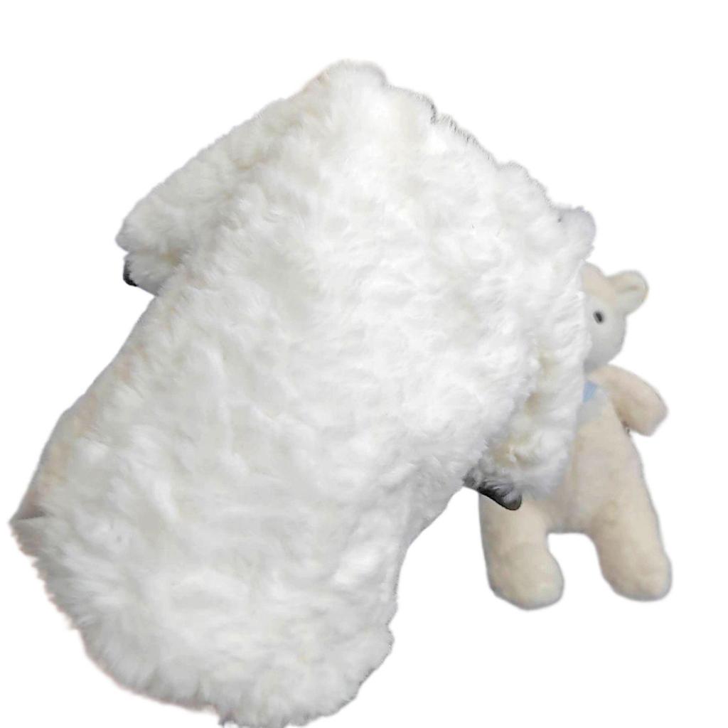 Puppy High Neck Plush Coat - Warm, Cute & Thick for Small Dogs