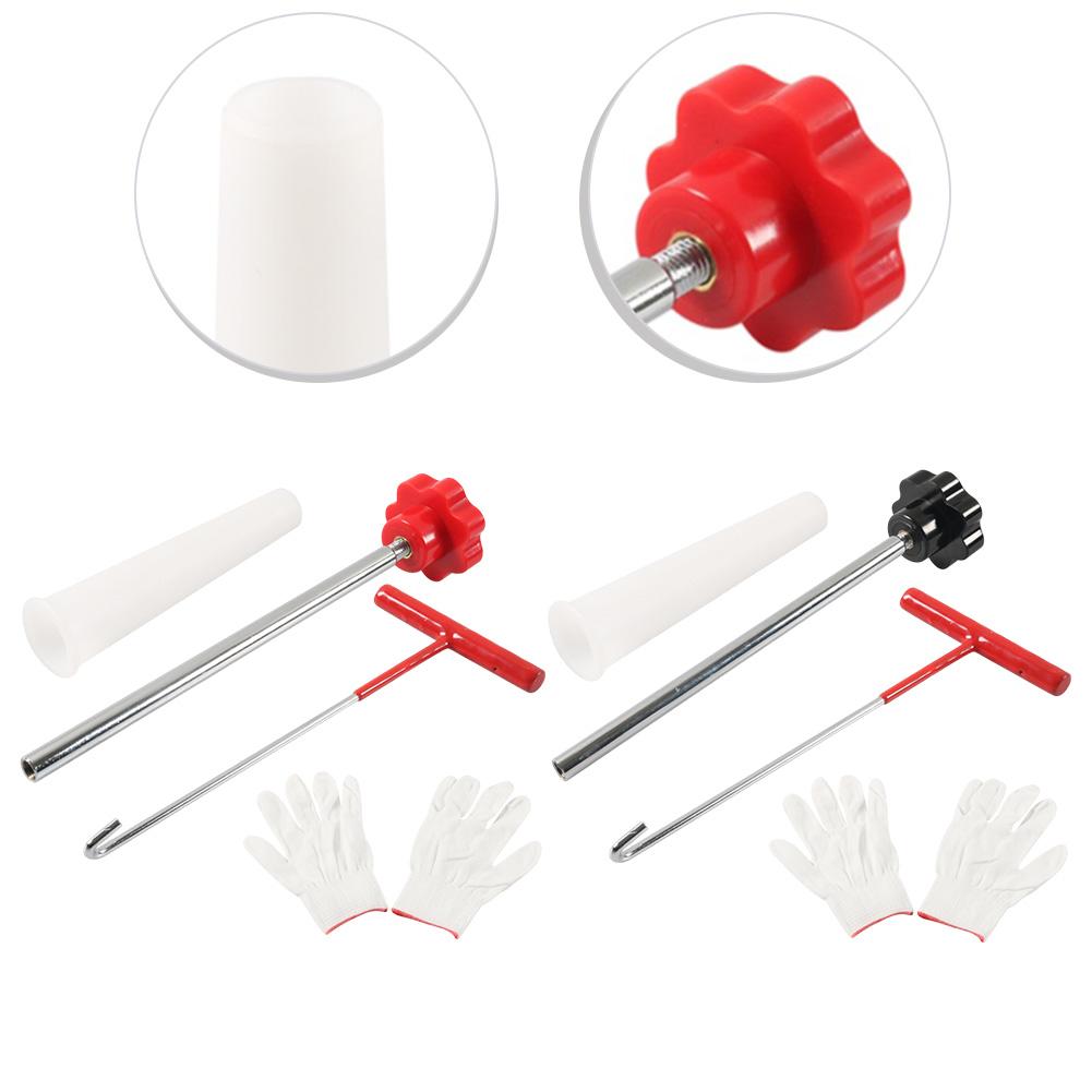 Essential Tire Repair Tool Set with Valve Core Installer and Gloves