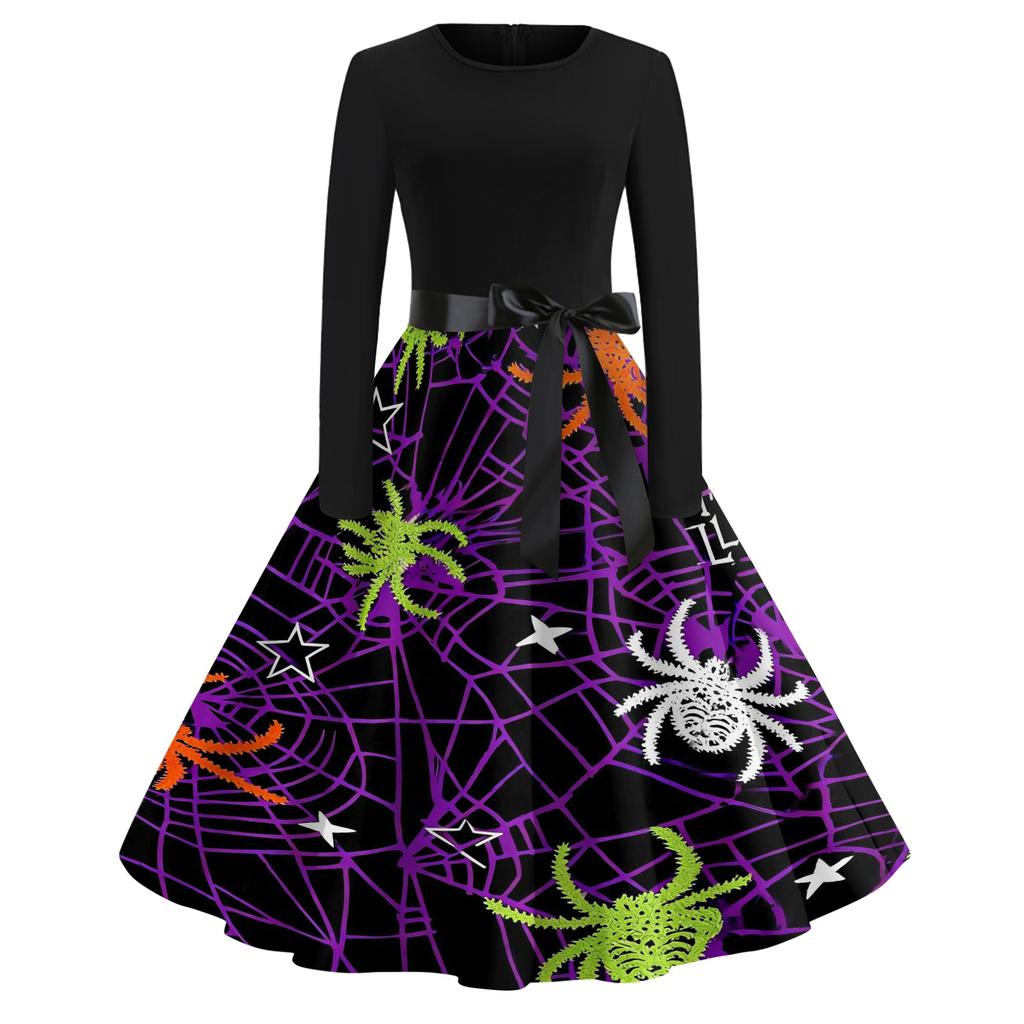 Women's Fashion Halloween Dress for Party and Costume