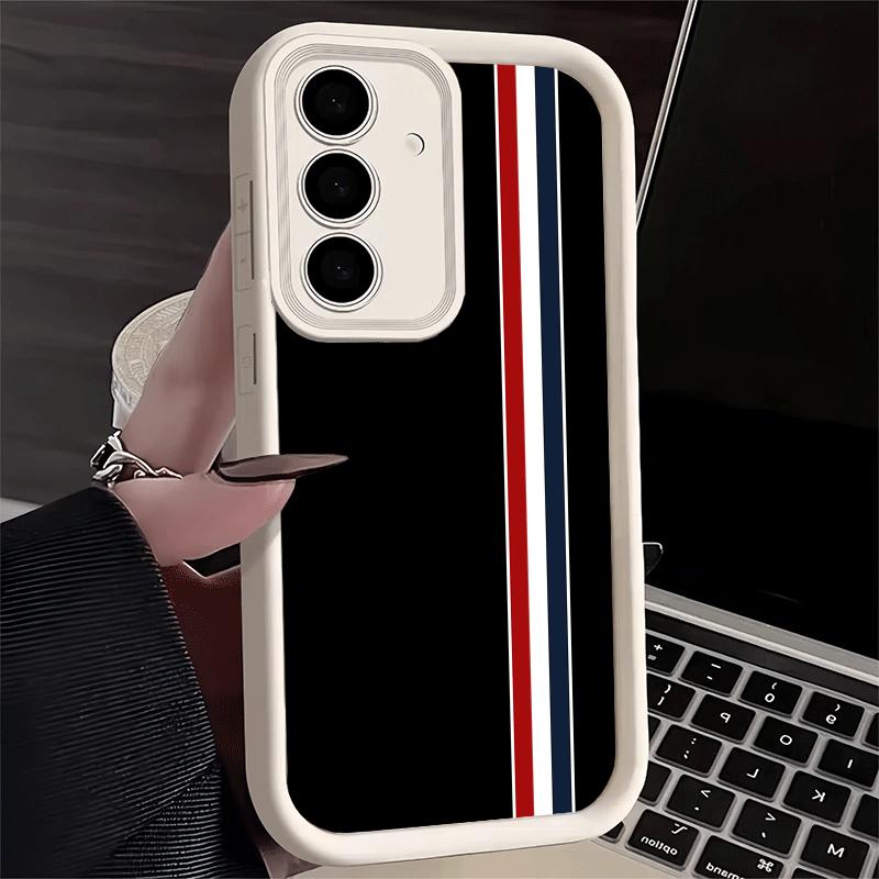 Phone Case for Samsung Galaxy A17 A16 A15 A14 A13 Luxury Sports Line Cool Stripe A56 A36 A26 A55 A35 A25 A54 A34 A24 A53 A33 A23