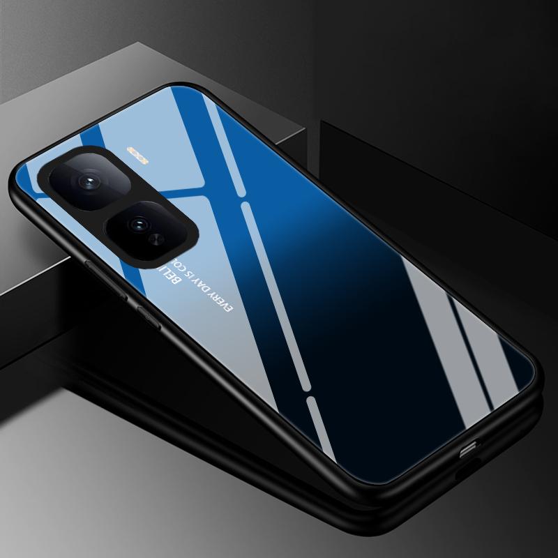 Tempered Glass Phone Case For vivo iQOO Neo 10 Pro Luxury Hard Back Bumper Cover for Vivo iQOO Neo 10  Capa Neo10 / Neo 10Pro