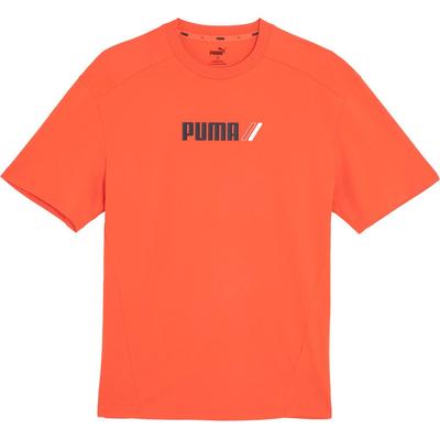 Classics Rad/Cal Tee Loose Breathable Round Neck Pullover Letter Print Short Sleeve T-Shirt Men Tops Pomegranate-Red 846530-32