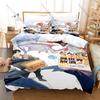 Gourmet Isekai Manga Tondemo Skill De Isekai Hourou Meshi Art Print Bedding Set 3in1 1 Duvet Cover 2 Pillowcases Soft Household