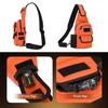 Brust-Umhängetasche Wasserdichtes Nylon Tragbar Große Kapazität Outdoor Reisen Camping Angeln Sport Laufen Crossbody-Tasche Einzelne Schultertasche