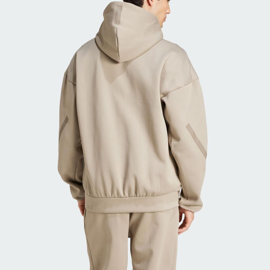 adidas Z.N.E. Casual Fashion Minimalist Hooded Long Sleeve Jacket Men Jacket Gray Brown JC5495