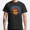 Sunset Vinyl Retro Vintage Gift Classic T-Shirt S-3XL