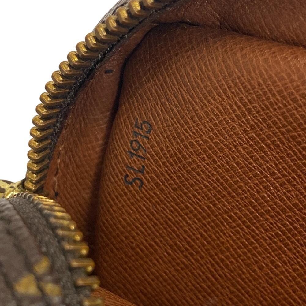 LOUIS VUITTON M51827 second Monogram leather Marly Dragonne Clutch bag Brown leather unisex Used