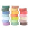 YUBBAEX 20 Rolls Solid Color Washi Tape Set, 20 Rainbow Colors Masking Tape for Art/DIY Crafts/Bulle