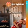 Fireplace Fan 6-blade Heat-driven Log Burning Drives Ecological Silence No Power Consumption Efficient Heat Energy Distribution