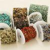 Stainless Steel 4-7mm Polychromatic Stone Handmade Chains for Necklace Bracelet Components Jewelry Making Accessories