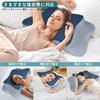 CHxxy Pillow Relieves Neck Ergonomic Side Sleeper Low or Removable Better For Blue Gray Pain, Pillow, High, Cover, Breathability, Adults, &