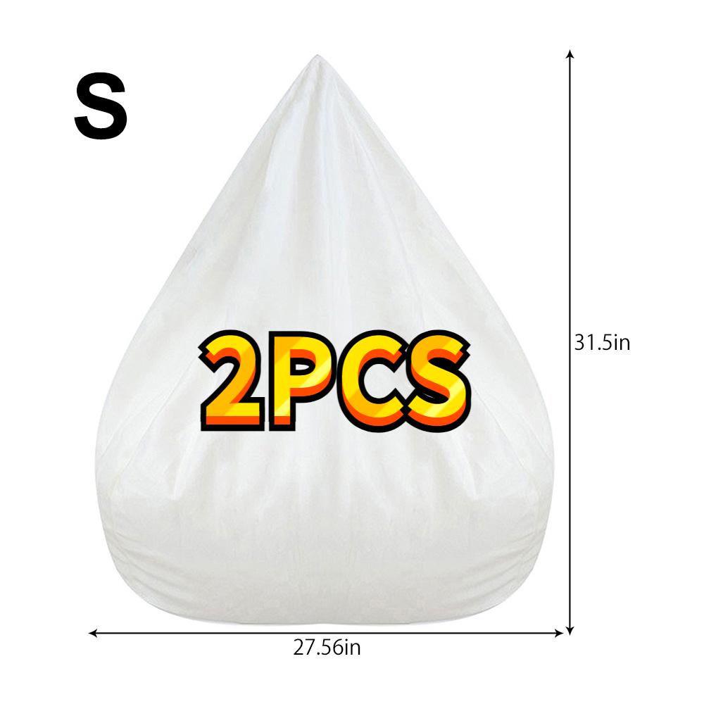 1/2pcs Sofas Cover Replacement Bean Bag Inner Liner Removable Lazy Sofa Inner Liner Washable Bean Chair Bean Bag Inner Bea Cover