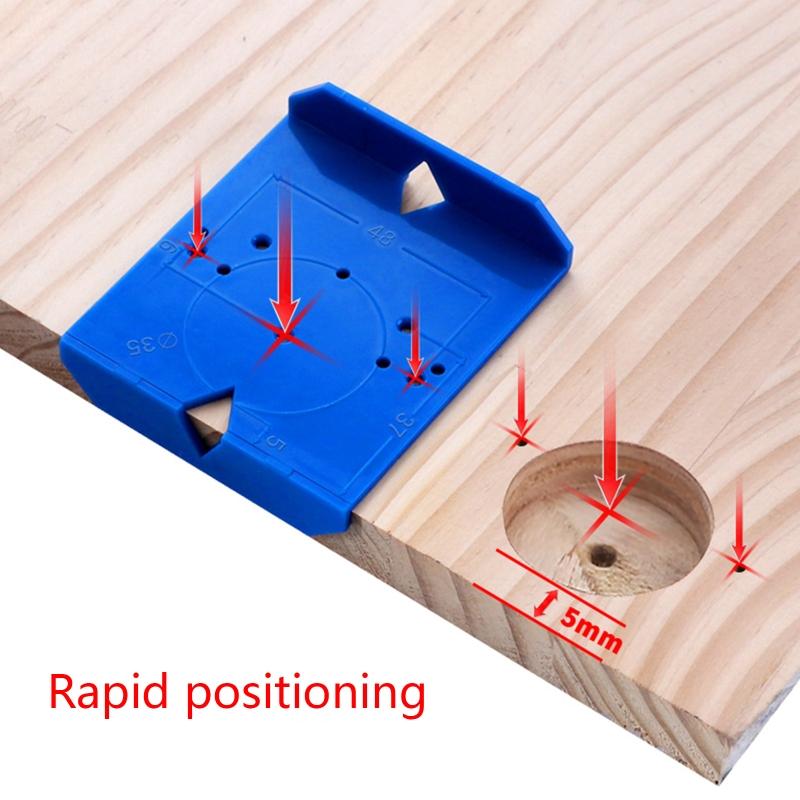 Wood Drilling Dowelling Guide Cabinet Hardware for Handle Knob Pull Installation