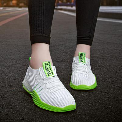 Women Shoes New Large Size Mesh Fashion Casual Sports Bottom Sneakers Running Punk Shoes Couple Loafers Woven with Elastic Mesh