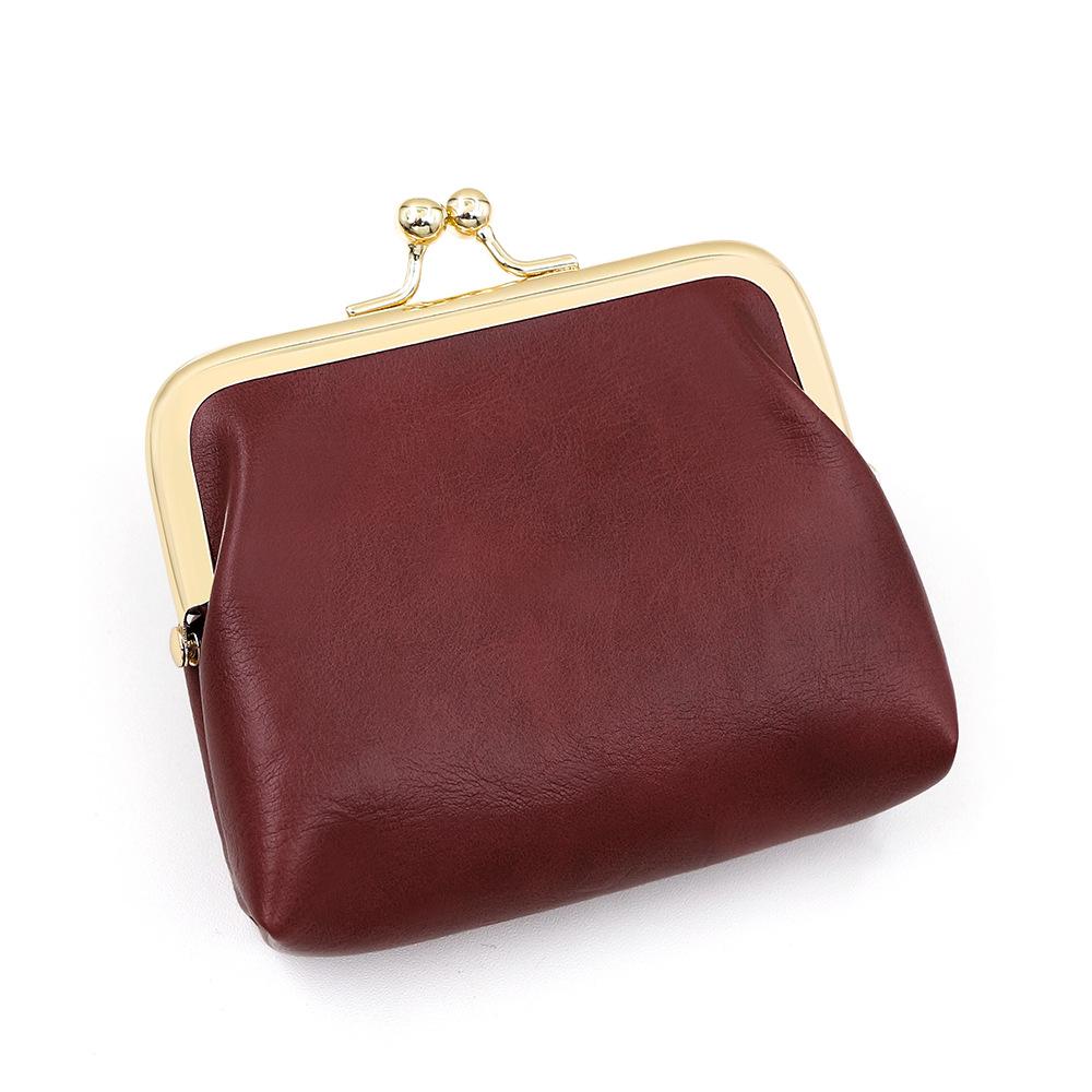 Women Wallets and Purses PU Leather Money Bag Female Short Hasp Purse Small Coin Card Holders Blue Red Clutch New Women Wallet