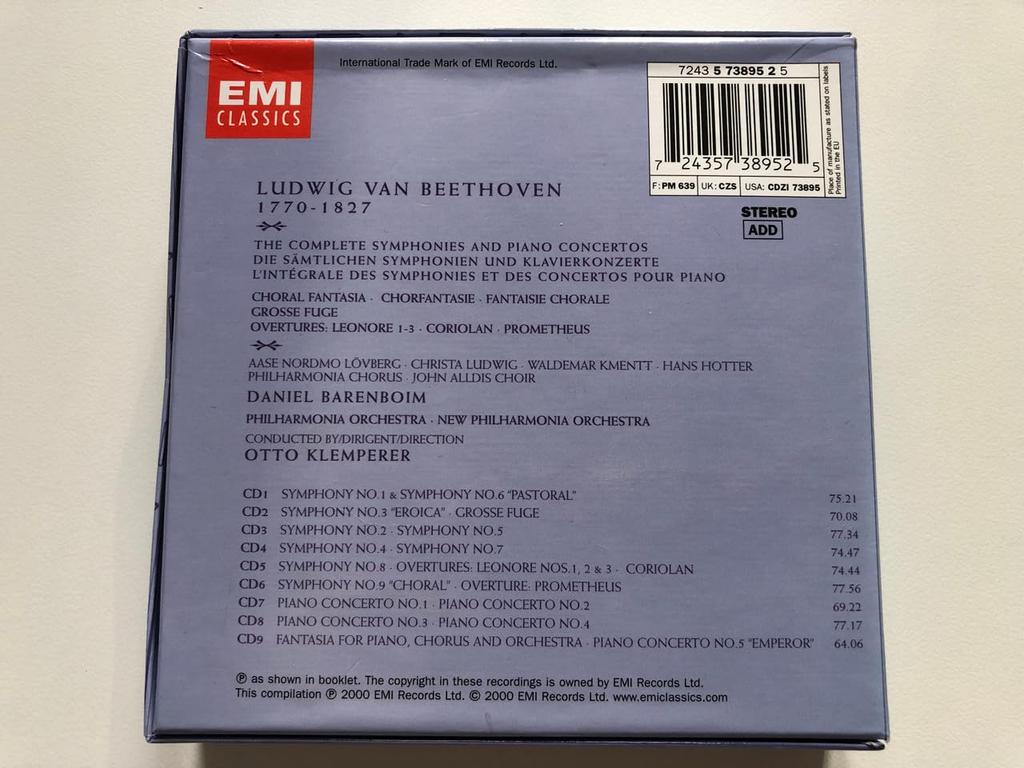 Beethoven: Complete Symphonies & Piano Concertos