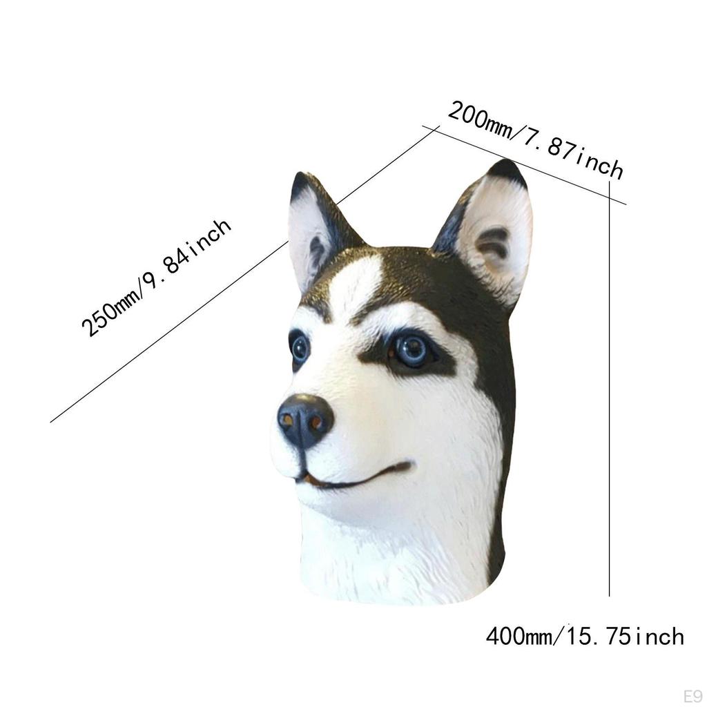 Animal Head Headgear Decoration Funny Dress up Prop Costume Accessory for Show Halloween