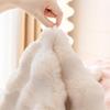 Rabbit Plush  Sofa Cover Winter Thickened Couch Pad Solid Color Premium Anti Slip Sofa Protective Blanket Sofa Dust Cover Towel