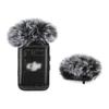 Gray Windscreen Microphone Furry Wind Muff Gray Foam for DJI MIC 2OSMO POCKET 3, 2-Pack