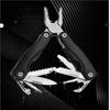 Attrezzatura da campeggio Sopravvivenza all'aperto Acciaio inossidabile 9 in 1 Pinza Multi-tool Portatile Accessori da campeggio Portatile