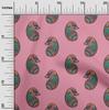 oneOone Cotton Flex Fabric Paisley Block Printed Craft Fabric BTY 40 Inch