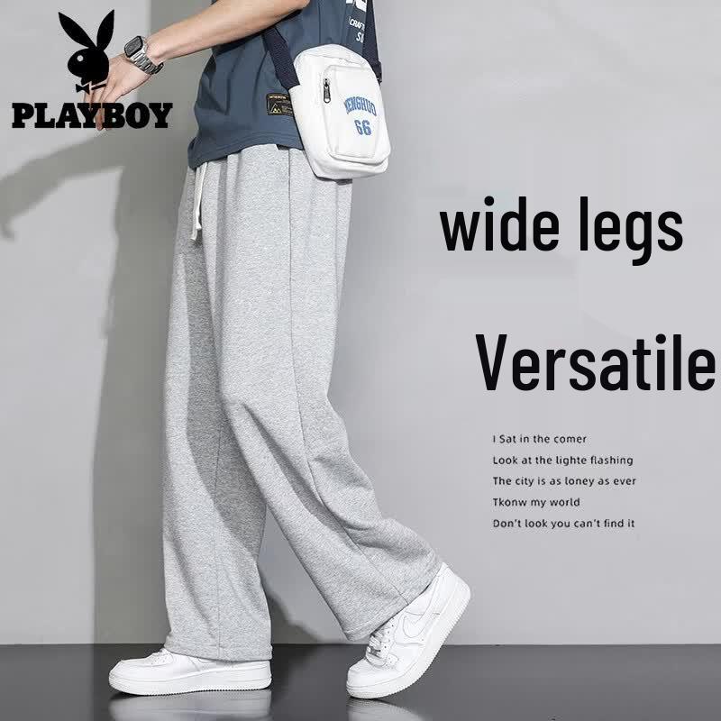 PLAYBOY Men s Summer Casual Straight-Leg Pants M