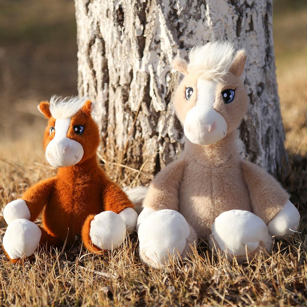 Plush Pony Stuffed Animal Toy For Kids Kids Birthday Gift Soft Animal Companion