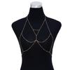 European and American new fashionable and sexy versatile chest chain jewelry alloy bikini body chain