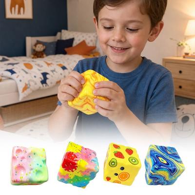 Square Squeeze Toy Maltose Stress Relief Toy Gifts Anti-stress Squeeze