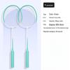 WEZHO Badmintonracketset för vuxna