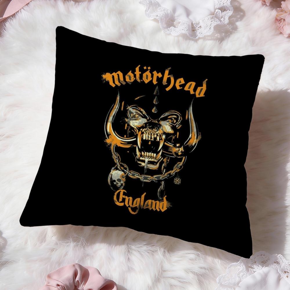 Rock Band Motorhead Cushion Cover Premium Comfort Reversible Pillow Cove -Two in One Design for Any Room & Car Interior