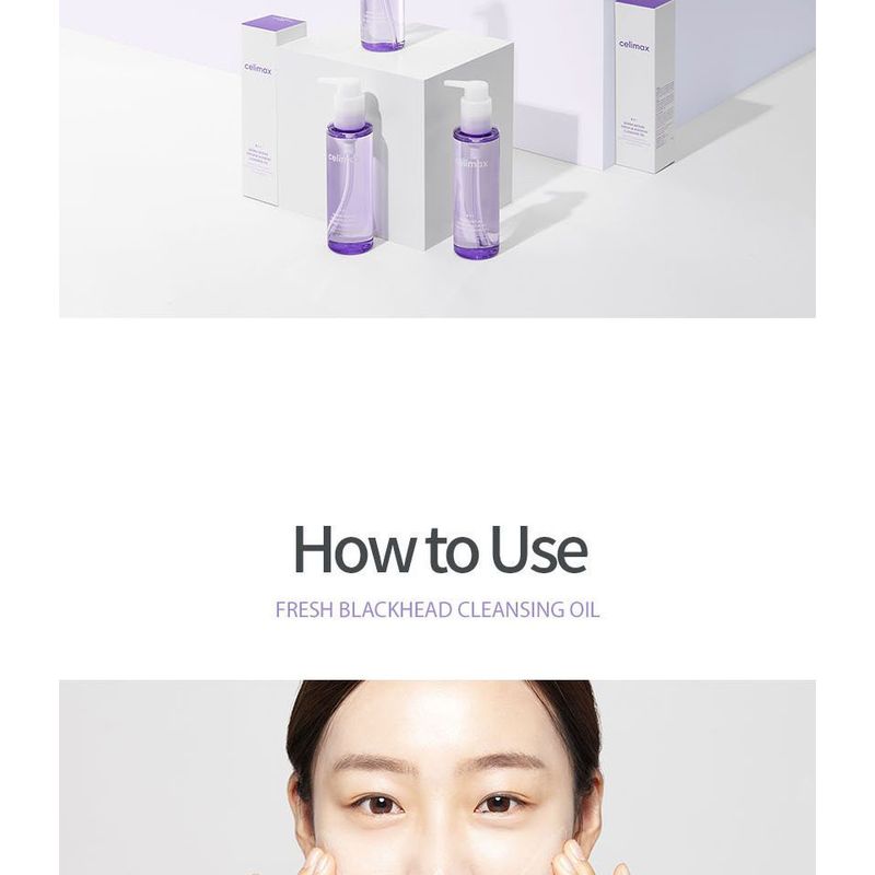 CELIMAX Derma Nature Fresh Blackhead Jojoba Cleansing Oil