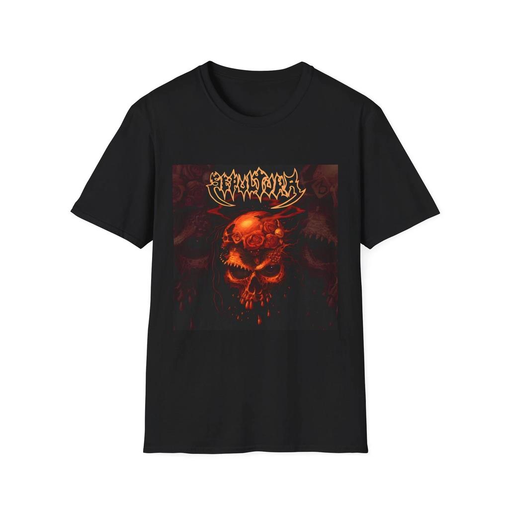 Sepultura Gothic Skull Graphic T-Shirt | Unisex Tee | Alternative Fashion