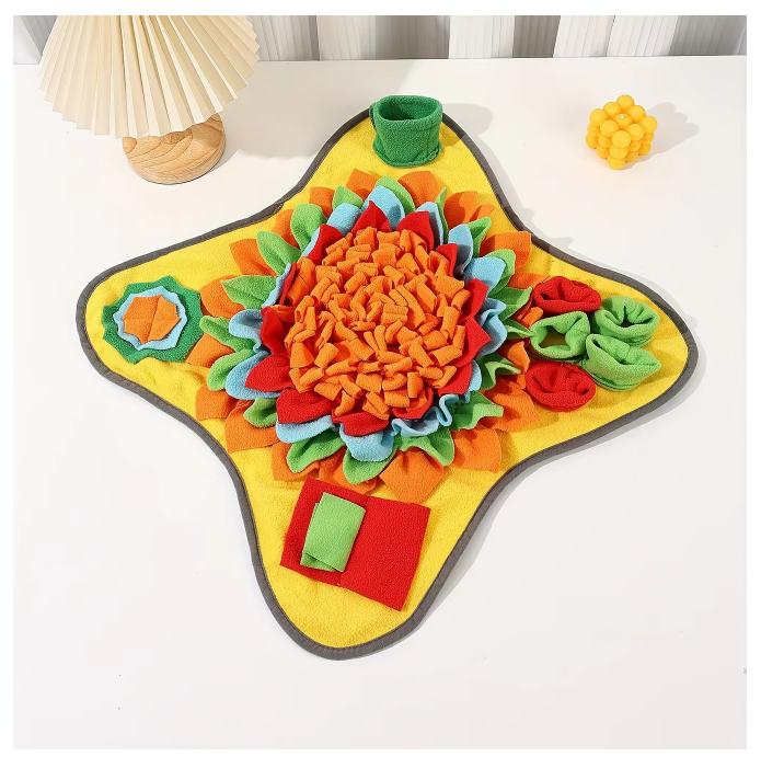 Good Pet Snuffle Mat for Dogs,Interactive Feed Puzzle for Boredom,Encourages Natural Foraging Skills