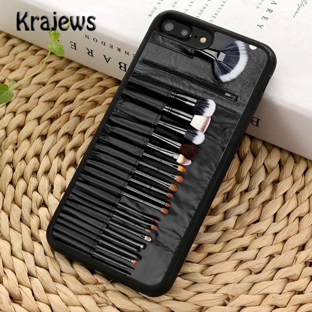 Krajews Makeup eyebrow pencil  Printed Soft Phone Case For iPhone 17 Air 16 15 14 plus 11 12 13 pro max coque Fundas