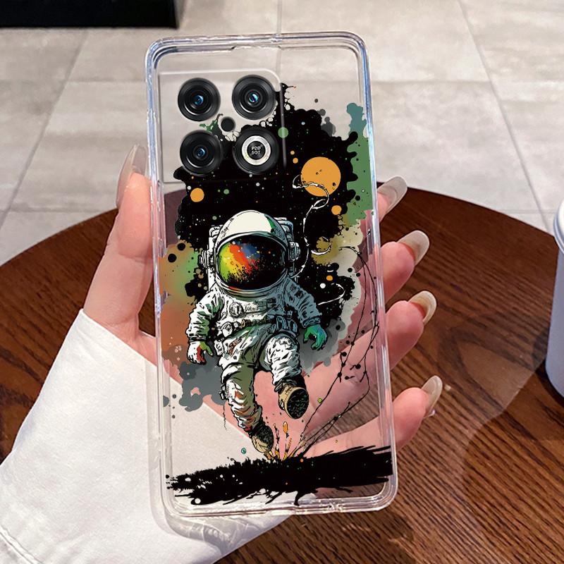 Jelly Case For OnePlus 10 Pro 10T ACE Pro Clear Silicone Soft TPU Back Cover One Plus 10PRO ACEPro Cute Rabbit Cat Phone Case