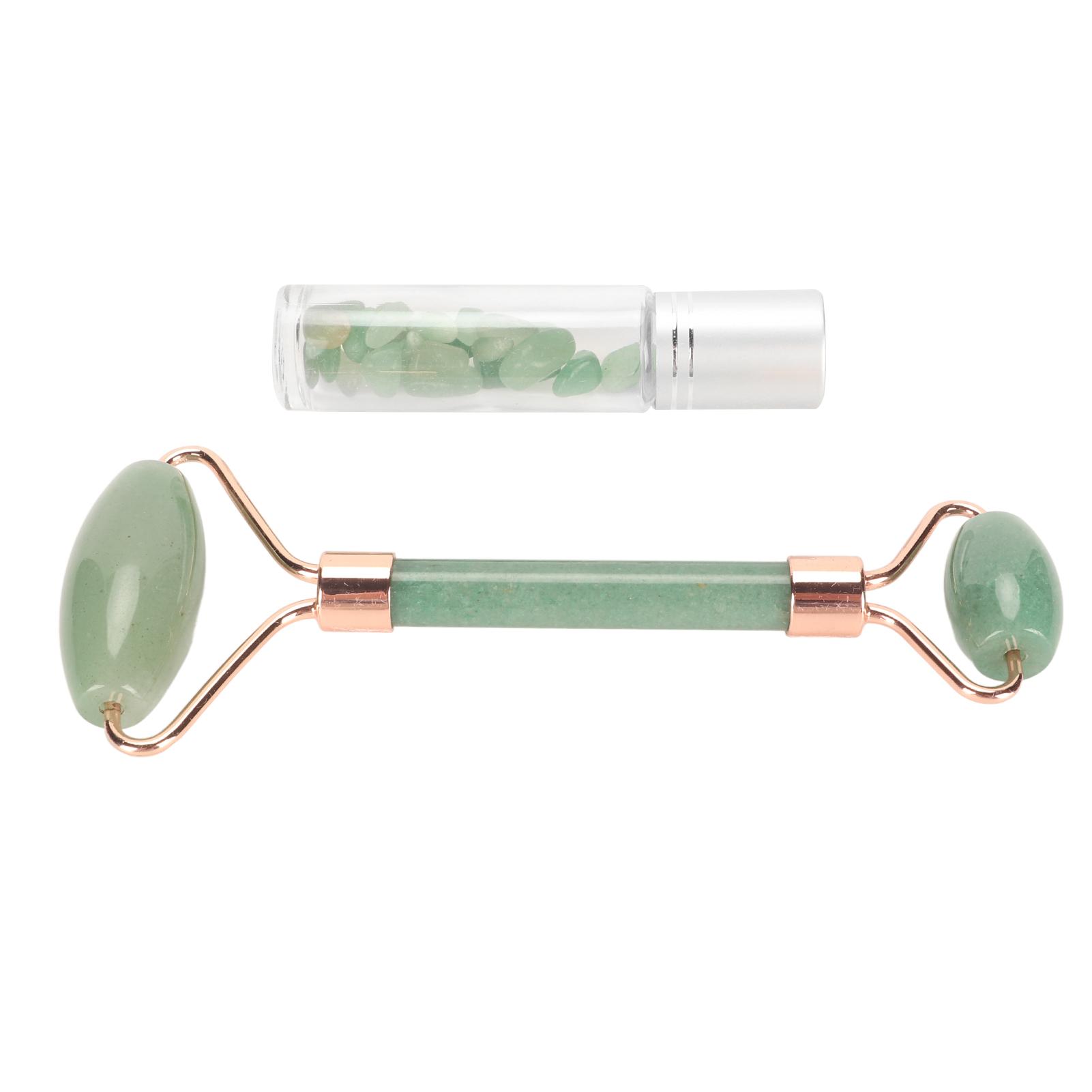 

Роликовый массажер для лица Jadestone Face Roller Wrinkle Removal, лимфодренажный, лифтинг-ролик для лица с эфирным маслом