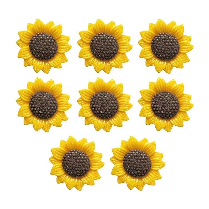 Cross Sunflower Pushpins: Creative Cork Board Decoration Thumbtacks