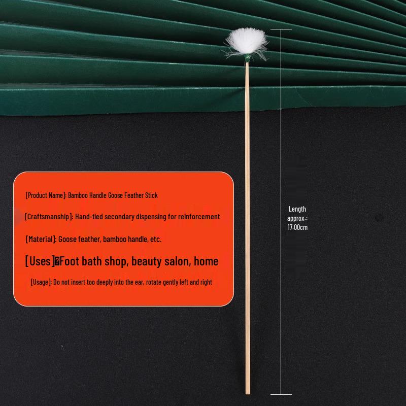 Ohrreinigungs-Werkzeugset mit Gänsefederstäbchen für sichere Ohrpflege