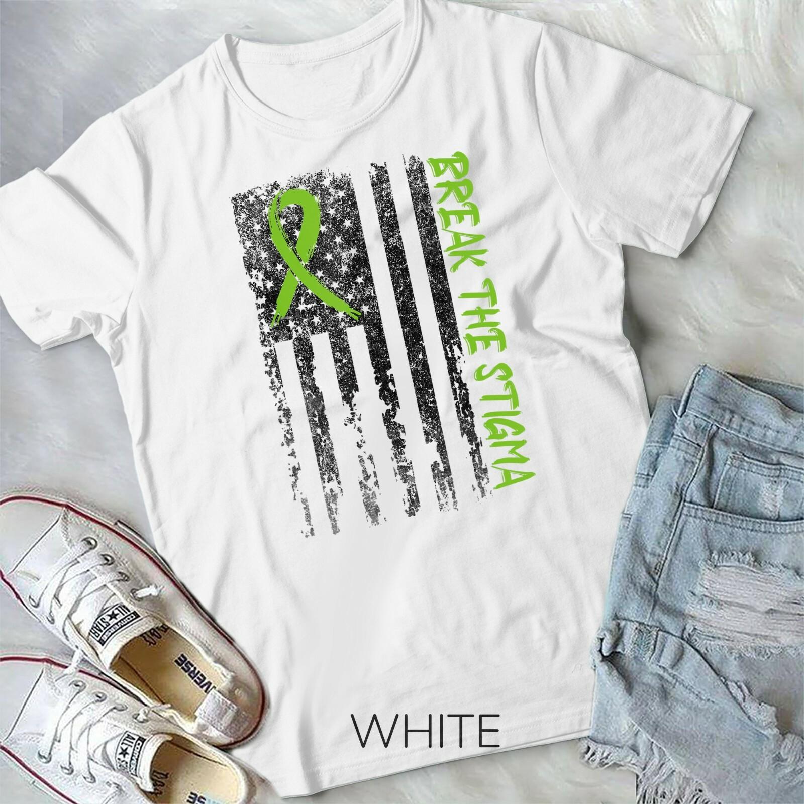 Break The Stigma Mental Health Awareness T-shirt Unisex T-shirt XXXL