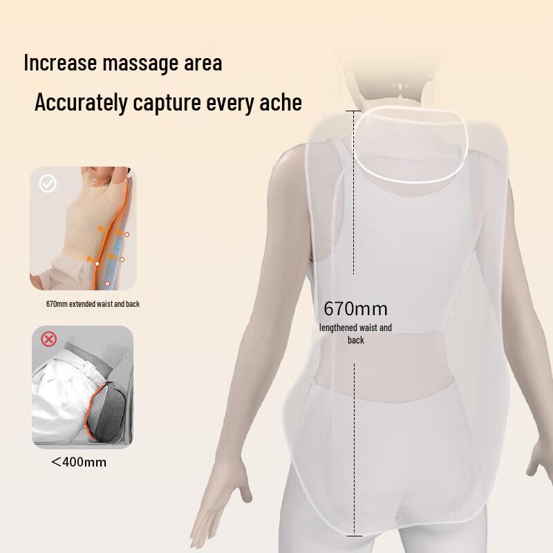 Miaojie MX05max Heated Kneading Back & Waist Massager CN plug (adapter included)
