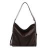 Soft Leather Women's Bag 2025 New Backpack Large Capacity Commuter Fashion Messenger Bag Simple Casual Trendy Tote Bag