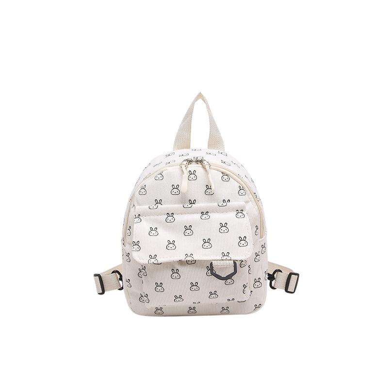 

2025 новый мини-рюкзак универсальный студенческий маленький школьный рюкзак женская милая сумка женский дорожный рюкзак single package белый