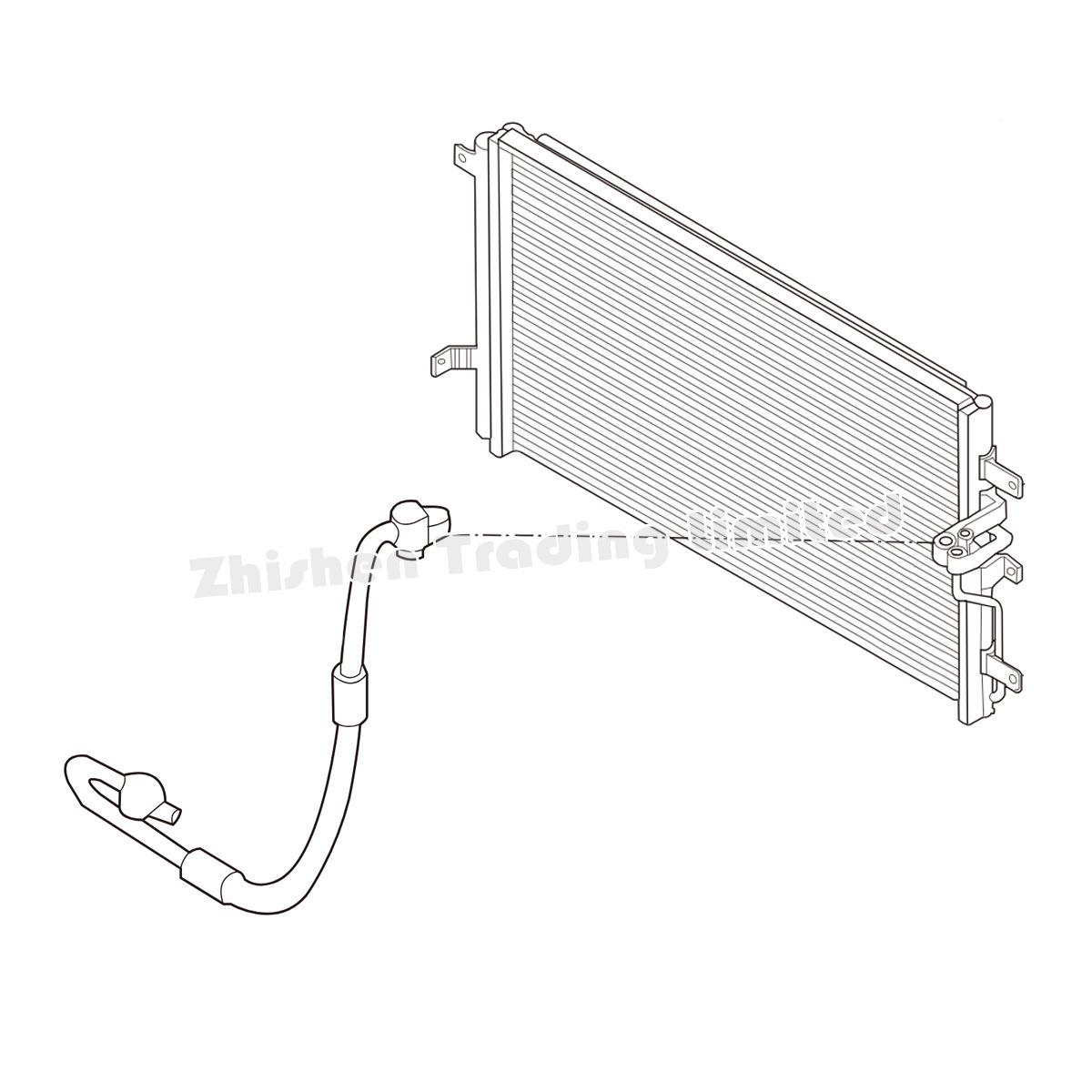 

Компрессор кондиционера Beijing Auto New D50U5 U5 Plus, трубка высокого давления New D50U5