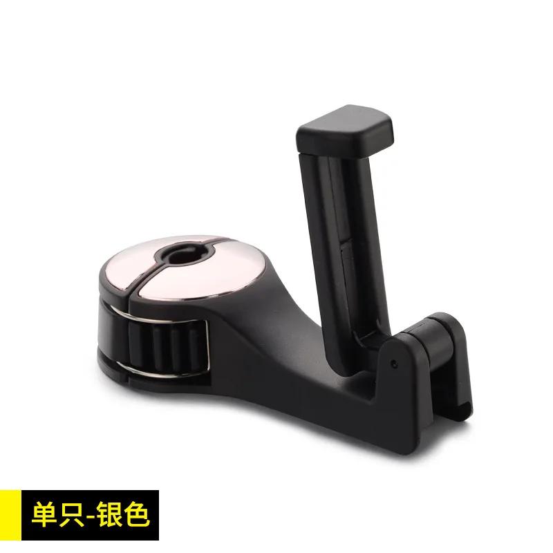 1PC Universal Car Headrest Hooks with Phone Holder Backseat for Phone Support Mobile Back Seat Kid Clip Stand Mount Accessoires