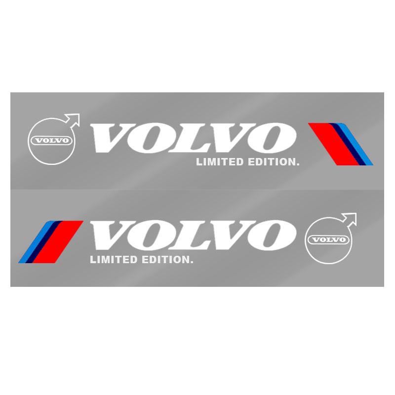 

2pcs Reflective Car Door Side Sticker Body Graphics Vinyl Decal For Volvo 240 C70 S40 S50 S60 S70 S80 S90 V40 V50 V60 V90 XC40 XC60 XC90 Vnl Truck белый