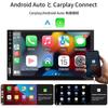 Zmart 7 Zoll Autoradio 1Din Android Auto Multimedia Player HD Touchscreen FM AUX-Eingang MirrorLink Universelles Autoradio