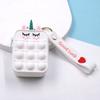 Silicone Coin Purse Mini Wallet  Sling  Bag Anti-stress Messenger Bag Strawberry Pineapple Bag