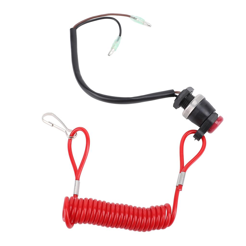 Outboard Stop Switch and Lanyard 3A3 06830 0 High Strength Sturdy Replacement for Tohatsu RC5A RC5B RC5C RC5E RC5F